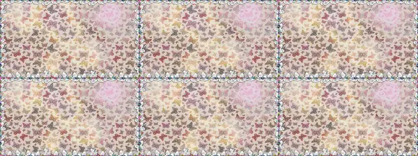 Kusursuz desen. Raster illüstrasyonu. Web sayfası geçmişleri, duvar kağıtları, tekstil ve yüzey dokuları için mükemmel. Renkli kelebekler.