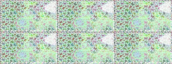 Elle çizilmiş illüstrasyon. Tarafsız renklerde resimler. Moda Kumaşı Tasarımı. Şirin kelebeklerin kusursuz desenleri. Raster..