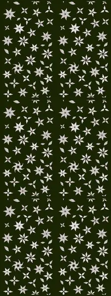 Sevimli çiçek raster deseni. Gri renkli çiçekler. Renkli Bahar Teması eskiz kalıbı. Düz Çiçek Elementleri Tasarımı.