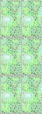 Raster illüstrasyonu. Robot resim. Kelebekli tasarım. Çizim, karalama, karalama. Tarafsız ve yeşil bir zeminde kelebekler. Sonsuz.