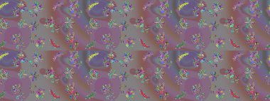 Renkli elementlerle Raster ilginç desen