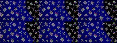 Modaya uygun kumaş deseni. Sevimli çiçek raster deseni. Renkli Yaz Temalı eskiz kalıbı. Düz Çiçek Elementleri Tasarımı.