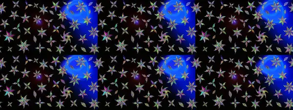 Raster çiçek izi. Çiçekli siyah eskiz deseni. Raster Yumuşak kumaş deseni. Klasik taslak çizimi.