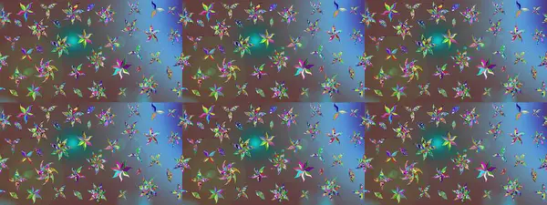 Renkli Bahar Teması eskiz kalıbı. Düz Çiçek Elementleri Tasarımı. Raster illüstrasyonu. Çiçek deseni. Chichi kumaş deseni çiz.