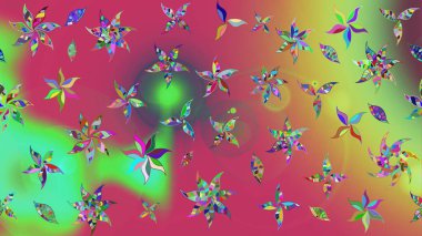 Simple cute pattern in small-scale flowers. Raster illustration. Floral sketch background for textile or book covers, manufacturing, wallpapers, print, gift wrap and scrapbooking.