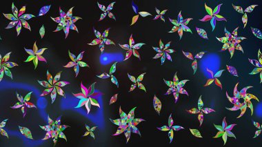 Modern gelişim, gri raster arka plan duvar kağıdı çizimi, klasik çizgi, desenli desenli çiçekler, çiçekli süsler. Çiçekli el çizimi çizimi deseni.