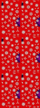 Anti-stres için soyut örnek sayfası. Raster illüstrasyonu. Kırmızı renklerde.