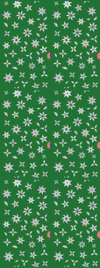 Çiçekler yeşile. Eskiz arkaplan modeli. Suluboya, elle çizilmiş. Raster stoku.