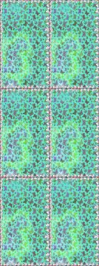 Raster illüstrasyonu. Kusursuz desen. Kağıt, kumaş, ambalaj kağıdı ve duvar kâğıdı tasarımı için hoş bir arkaplan. Elle çizilmiş kelebeklerle moda raster yaz şablonu.