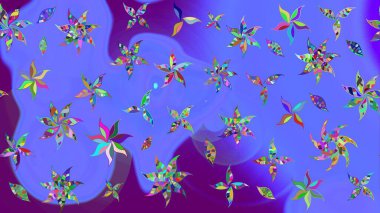 Anti-stres için soyut örnek sayfası. Raster illüstrasyonu. Menekşe renklerinde.