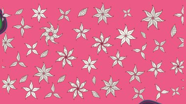 Klasik çiçek desenli. Paketleme, tekstil, duvar kâğıdı için çiçek eskizi. Yumuşak fayans. Raster 'ın taze dokusu. Yumuşak pamuk tasarımı.