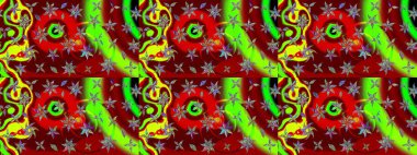 Suluboya tarzında kırmızı renkte çiçekler. Kırmızı renkte çiçeklerle birlikte çiçek deseni çiz..