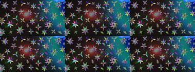 Sabıka fotoğraflarında, bebek kıyafetlerinde, duvar kâğıtlarında, paket kutularında falan kullanılabilir. Zarif, parlak ve eskiz gri çiçek desenli.