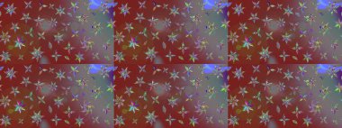 Tatil havası. Raster güzel bir çiçek deseni çizmiş. Nazik romantik baskı. Bahar mevsimi.