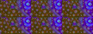 Klasik taslak çizimi. Raster çiçek izi. Raster Yumuşak kumaş deseni. Çiçek rengi eskiz deseni.