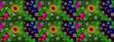 Beautiful watercolor Bouquet of summer flowers sketch pattern. Nice fabric pattern.