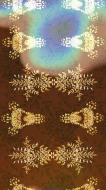 Soyut duvar kâğıdı, ambalaj dekorasyonu. Basit, pürüzsüz bir kar tanesi. Kahverengi, nötr, bej renkler. Kışın sembolü, mutlu noeller, mutlu yeni yıl kutlamaları Raster..