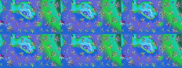 Ultraviyole kumaş deseni. Çizim kalıbı. Raster illüstrasyonu. Organik motif arkaplanı.
