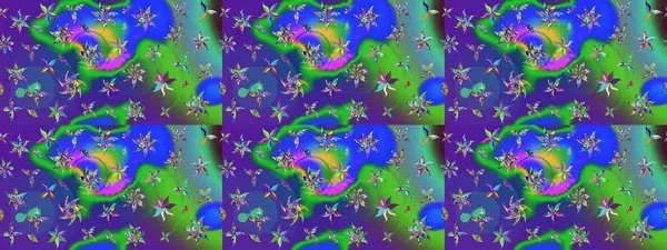 Küçük renkli çiçekler. Motley illüstrasyonu. Moda baskıları için zarif bir şablon. Çiçekli bahar çiçekleri. Küçük çiçekte şirin desenler.