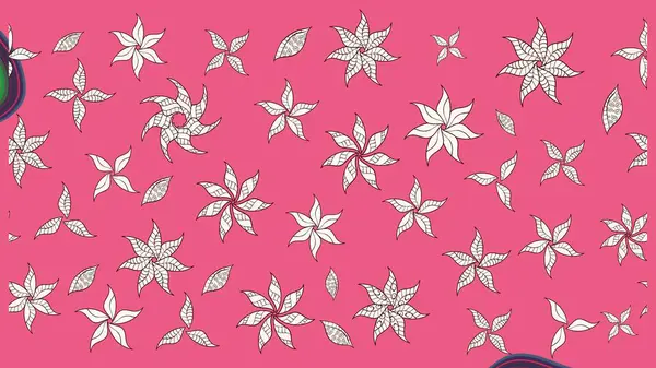 Klasik çiçek desenli. Paketleme, tekstil, duvar kâğıdı için çiçek eskizi. Yumuşak fayans. Raster 'ın taze dokusu. Yumuşak pamuk tasarımı.