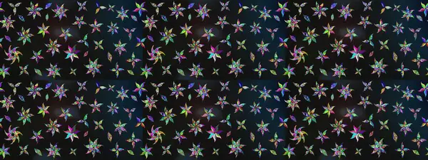 Raster deseni. Çiçekli çiçek deseni, suluboya. Süslü kumaş deseni.