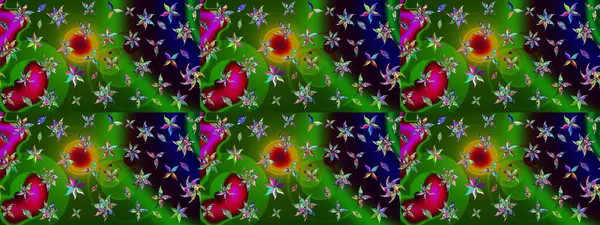 Beautiful watercolor Bouquet of summer flowers sketch pattern. Nice fabric pattern.