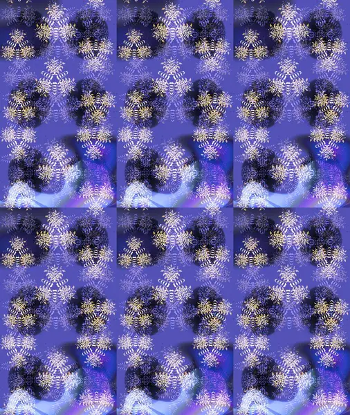 Mor, mavi ve nötr renklerde izole suluboya kar taneleri. Kışın sembolü. İllüstrasyon kar tanesi. Güzel dekorasyon.