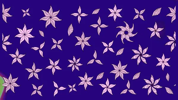 Modern çiçek arkaplanı. Parlak renkli çiçekleri ve mavi yaprakları olan harika bir çiçek deseni. Halk tarzı. Moda baskıları için zarif bir şablon.