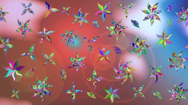 Raster Yumuşak kumaş deseni. Raster çiçek izi. Çiçek pembesi çizim deseni. Klasik taslak çizimi.