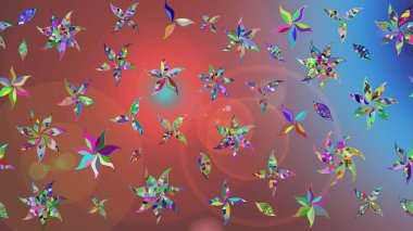 Çiçekler suluboya tarzında kahverengi renkte. Kahverengi renkte çiçekler olan çiçek deseni çiz.