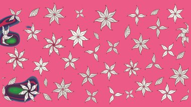 Organik motif arka planı. Çizim kalıbı. Raster illüstrasyonu. Ultraviyole kumaş deseni.