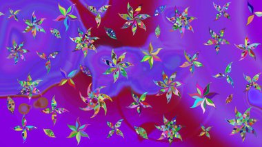 Moda baskısı. Ton halinde. Dekorasyon ve tasarım için güzel bir desen. Suluboya desenli çiçek deseni. Çiçeğin suluboya çizimlerinin zarif deseni.