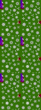 Taslak dekoratif arka plan, çiçek mandala. Çiçek. Raster illüstrasyonu. Yeşil renklerde.