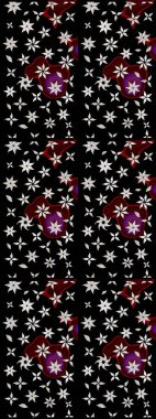 Parlak elementlerin. Çizim çiçek deseni duvar kağıdı, web sitesi arka planı, ambalaj kağıdı, davetiye, broşür, afiş veya web sitesi için kullanılabilir. El çizimi Raster illüstrasyonu.