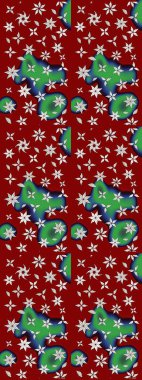 Eskiz arkaplan modeli. Vadinin çiçekleri kırmızı renklerde. Suluboya, elle çizilmiş. Raster - stok.