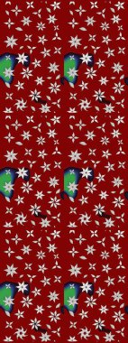 Desen, çizim, çiçek sınırı. Çiçek çelengi. Güzel, parlak, pürüzsüz kumaş, tuval. Kıvırcık, parlak örgü. Eski moda arka plan. Raster illüstrasyonu.