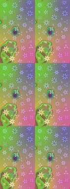 Eskiz Vintage Çiçek Deseni. Raster Kalça dokusu deseni.