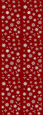 Kırmızıda çiçekler. Eskiz arkaplan modeli. Suluboya, elle çizilmiş. Raster stoku.