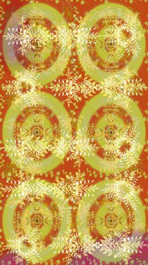 Kar Tanesi Mozaik ikonu. Siluet kar tanesi işareti izole edilmiş sarı, turuncu ve nötr renkler. Sembol kışı, donmuş, Noel, yeni yıl tatili. Düz dizayn. Raster skeci. Grafiksel element dekorasyonu