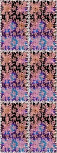 Beautiful fabric pattern. Raster illustration. Cute seamless floral print with spring flowers.