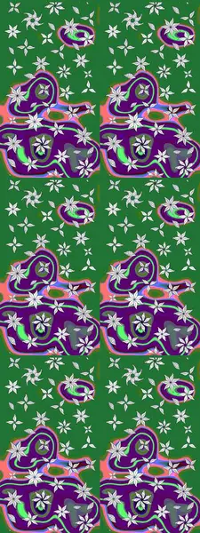 Küçük çiçekteki sevimli çiçek deseni. Raster illüstrasyonu. Tony 'nin kumaş kalıbını çiz. Modaya uygun kumaş deseni.