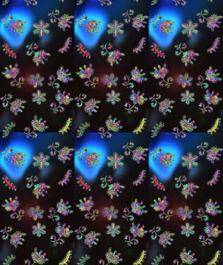 Kar tanesi gri, mavi ve siyah renklerde izole edilmiş. Raster illüstrasyonu. Raster illüstrasyonu. Kar Tanesi Simgesi.