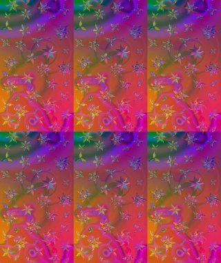 Güzel kumaş deseni. Raster illüstrasyonu. Küçük çiçekteki sevimli çiçek deseni. Güzel karalamalı çiçek deseni çiz..