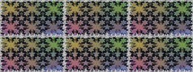 Kış kar dokusu duvar kağıdı. Sembol bayramı, yeni yıl kutlamaları, altın desenler. Noel altın kar tanesi kusursuz desen. Gri renkli altın kar taneleri.