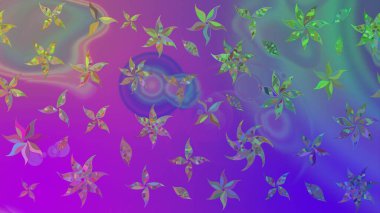 Raster Moda kumaş deseni. Şirin çiçekler. Çizgi çizimi deseni.