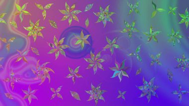 Mor renkli çiçekler. Yumuşak, bahar çiçekli arka plan. Raster çiçek desenli ve çiçekli..