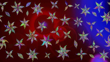 Raster. Güzel suluboya çiçekler, parlak resim ilham verici çiçek desenli eskiz arka plan.