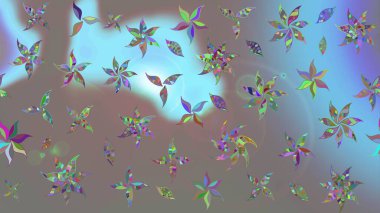 -Gri çiçekler. Çiçek kompozisyonu. Doğa. Raster deseni. Çiçek kolajı. Çiçek arkaplan. Küçük çiçekte güzel desen var..