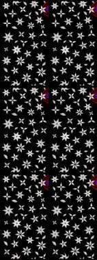 Fantezi çiçekli eskiz deseni, doğal duvar kağıdı, çiçek desenli kıvrım çizimi. Paisley el çizimi elementler. Ev dekoru.