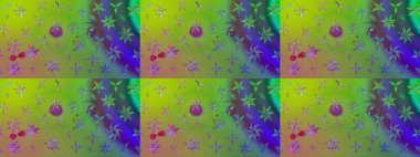 Düz Çiçek Elementleri Tasarımı. Raster illüstrasyonundaki çiçek desenli çizim. Renkli Bahar Teması eskiz kalıbı. Süslü kumaş deseni.